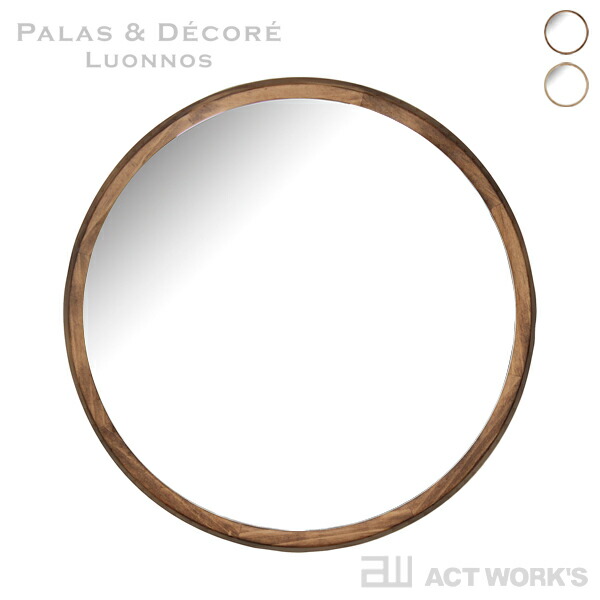 《全2色》PalaDec Acoustic ウッドウォールミラー LL大きさ AC-460【パラデック 青写真雑貨 室内装飾 鏡 壁面 飾りつけ Wood Wall Mirror 日本製】