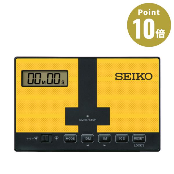 楽天市場】SEIKO スポーツタイマークロック SQ816Y 【セイコー 壁掛け
