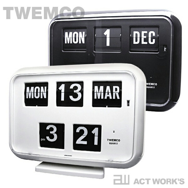 楽天市場】【RCP】TWEMCO トゥエンコ 置き掛け兼用パタパタ時計 BQ?50 
