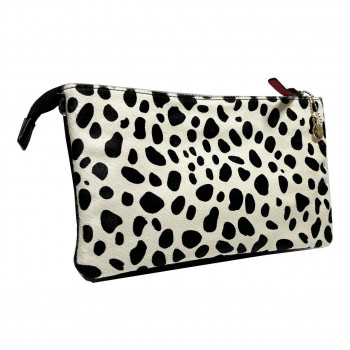 DAICO Pisoraro(ピソラロ) ハラコ お財布ポシェットショルダー DALMATIAN PR238
