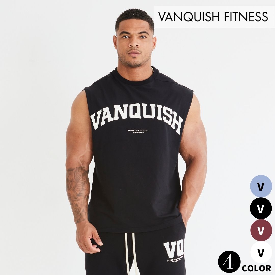 ヴァンキッシュ フィットネス VANQUISH VARSITY OVERSIZED SLEEVELESS