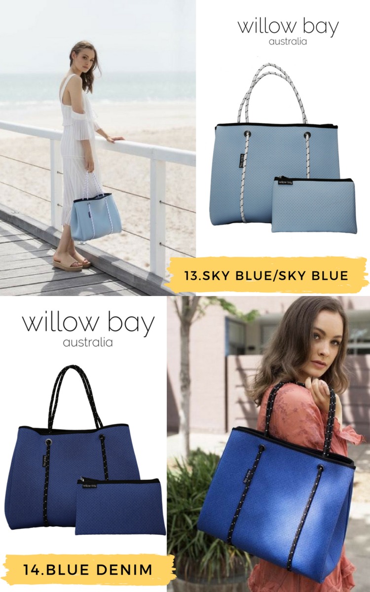 楽天市場 ウィローベイ Willow Bay マザーズバッグ レディース トートバッグ ミニポーチ付き 人気 軽量 ホワイト 他 選べる19カラー Willowbay ネオプレンバッグ セレクトショップ Lucina