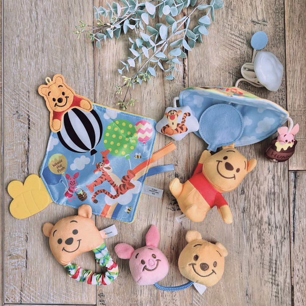 お返し 内祝い ギフト 子供玩具 お誕生おめでとうギフトセットくまのプーさん4904810915355 新築 お礼 引越し 志 仏事 送料無料画像