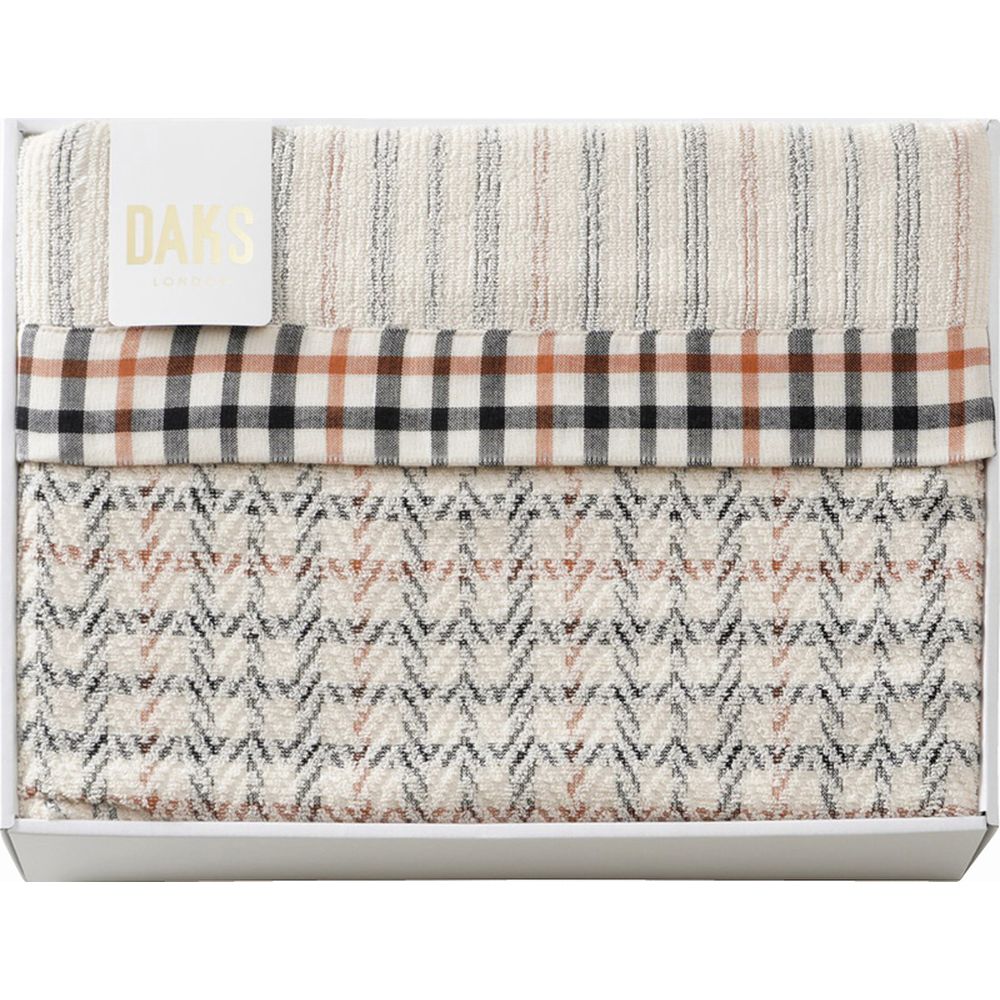 DAKS ダックスチェック柄タオルケット2箱 DAKS』Newロゴハウスチェック ケット – タオル美術館公式