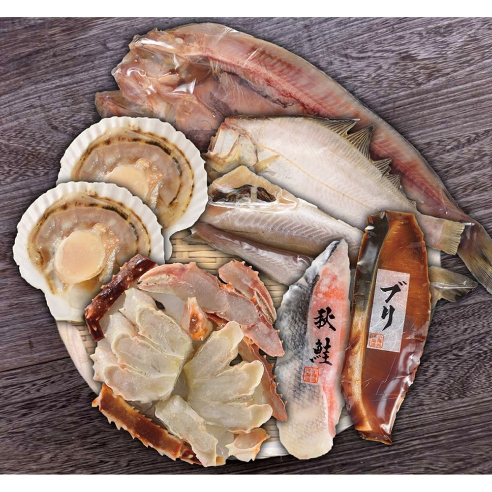 お中元 お返し 内祝い ギフトお届け日確認 水産加工品 小樽海洋水産 北海道産海鮮炉端焼きセットOKS-345 産直 新築 お礼 引越し 志 仏事 送料無料