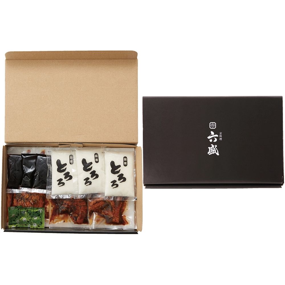 お中元 お返し 内祝い ギフトお届け日確認 水産加工品 京料理六盛 国産うなとろ重セットRM-UT3 産直 新築 お礼 引越し 志 仏事 送料無料