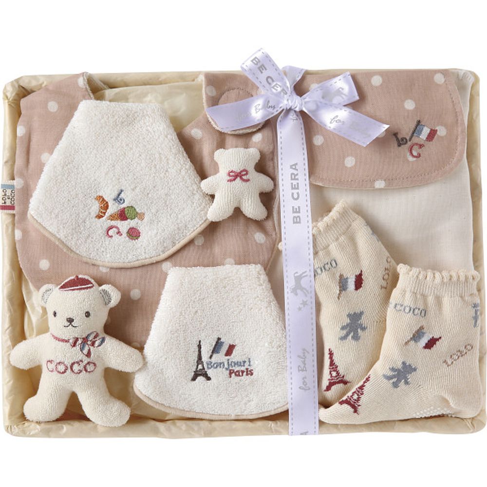 お返し 内祝い ギフトベビー・子供用品 ロロココ 出産お祝いセットピンクベージュ7953-PIDO 新築 お礼 引越し 志 仏事 送料無料