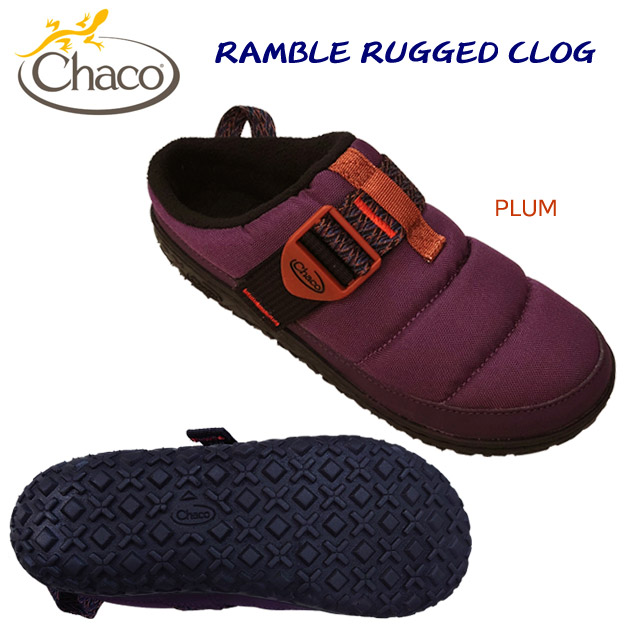 Chaco レディースシューズ サンダル スリッポン ランブル ラゲット クロッグ(レディース サンダル) 12365304 カラー：PLUM
