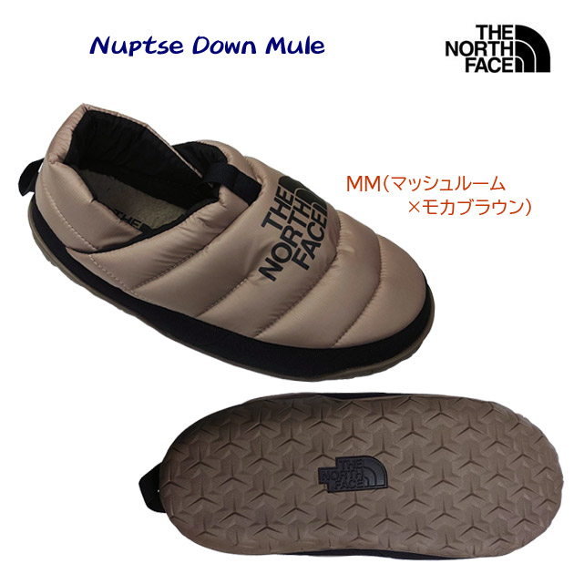 大売り出し THE NORTH FACE ザ・ノース・フェイス メンズ ブーツ 遊撃手ブーツ スニーカー ヌプシダウンミュール NF02371 色つや：MM