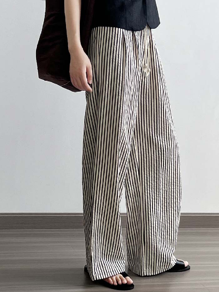 期間限定セール20％OFF2980円→2584円 ストライプ パンツ