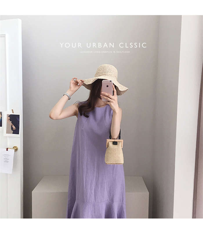 22 ワンピース ロングワンピース ノースリーブワンピース 夏 レディース マキシ丈 ロング丈 大きいサイズ ロング ノースリーブ 無袖 綿麻 体型カバー 着痩せ シンプル カジュア 薄手 ルームウェア パープル 22 ワンピース ロングワンピース ノースリーブワンピース 夏 レディース マキシ丈 ロング丈 大きいサイズ ロング ノースリーブ 無袖 綿麻 体型カバー 着痩せ シンプル カジュア 薄手 ルームウェア パープル