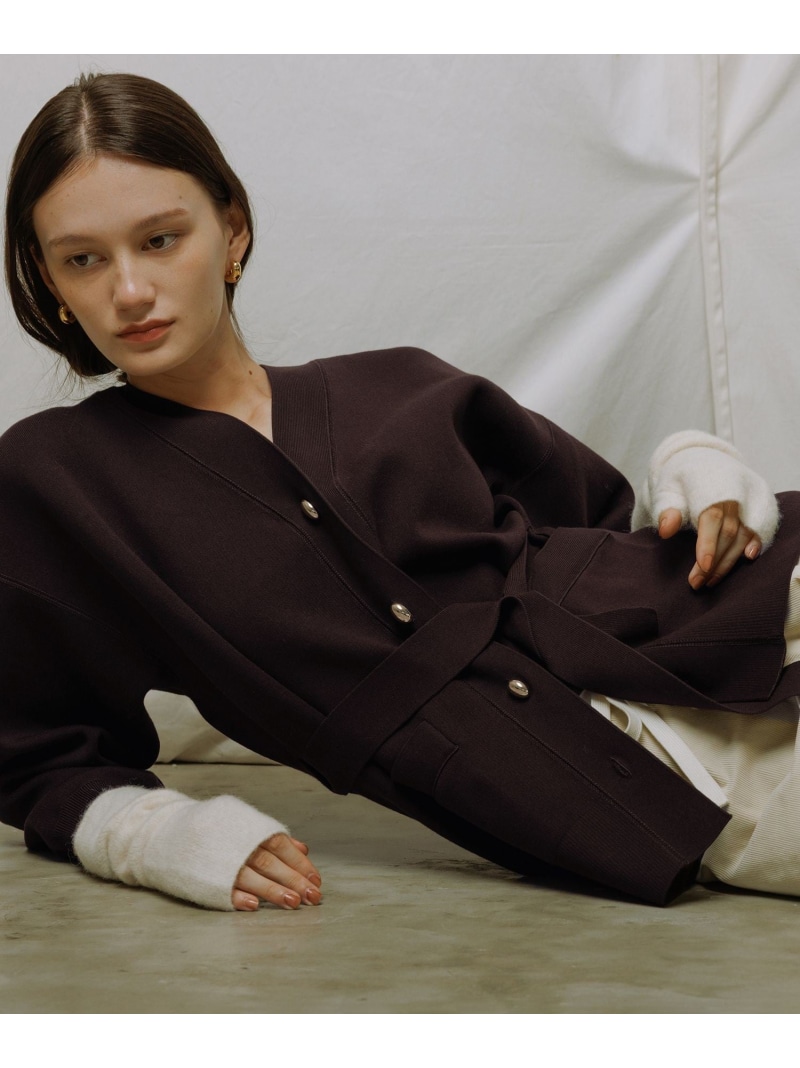 楽天市場】【サステナブル】ロゴボタンミドルカーディガン ADAM