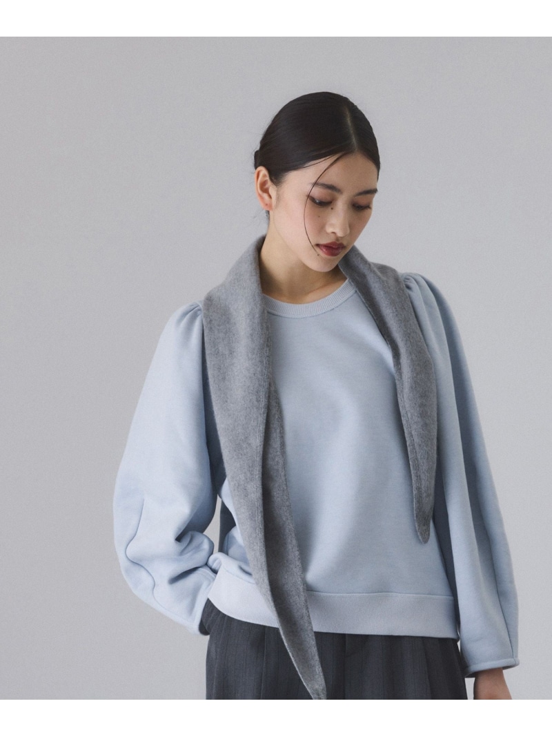 【SALE／60%OFF】ウールミックスフォルムプルオーバー ADAM ET ROPE' FEMME アダムエロペ トップス スウェット・トレーナー ベージュ グレー ブルー【RBA_E】【送料無料】[ Fashion]