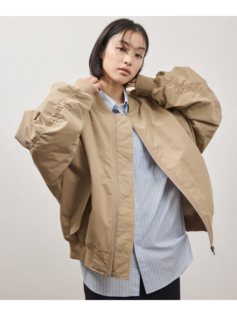 【PROVOKE for ADAM ET ROPE' 】別注 MA-1 ADAM ET ROPE' FEMME アダムエロペ ジャケット・アウター MA-1 ネイビー ベージュ ホワイト【送料無料】[ Fashion]