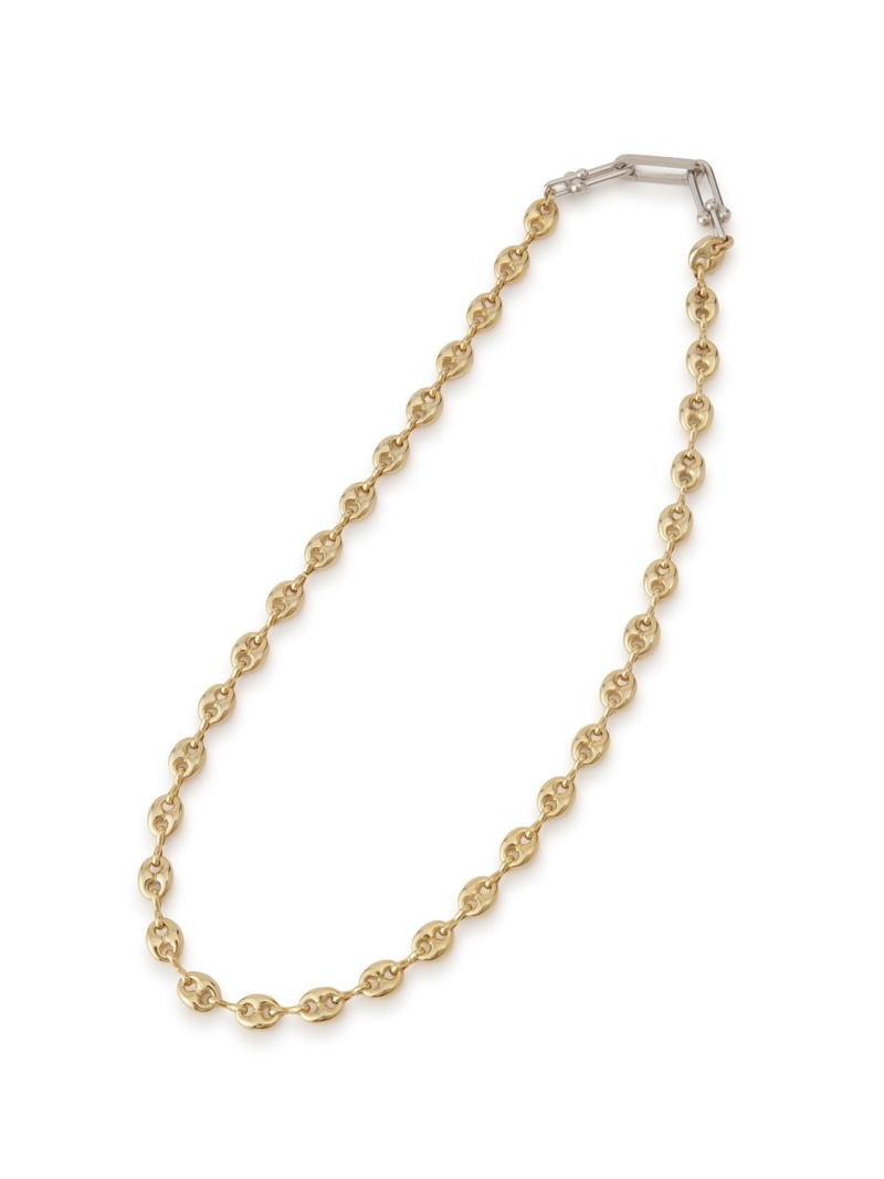 EO Chunky Anchor Chain Necklace ADAM ET ROPE' FEMME アダムエロペ アクセサリー・腕時計 その他のアクセサリー・腕時計 ゴールド【送料無料】[ Fashion]