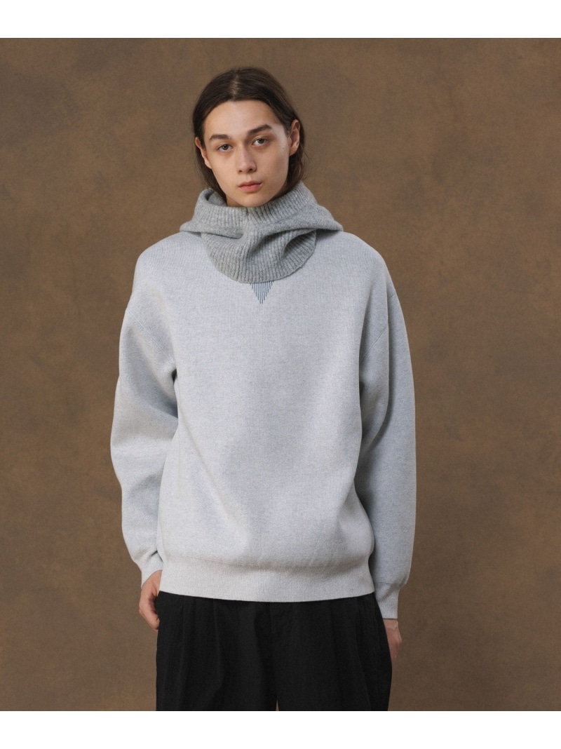 ヘビーウェイト 杢汗水 編み物 / ユニ一発やる ADAM ET ROPE\u0027 HOMME アダムエロペ トップス スウェット・トレーナー 黒いこと 薄墨色 ベージュ 青碧【貨物輸送無料】[ Fashion]