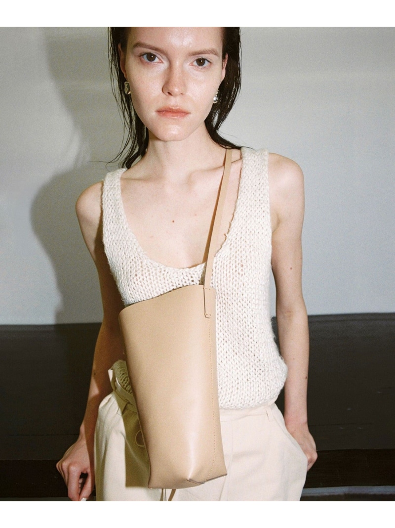 【PFT】Crepe Small Bag ADAM ET ROPE' FEMME アダムエロペ バッグ ショルダーバッグ ブラック ベージュ【送料無料】[ Fashion]｜ADAM ET ROPE&rsquo;