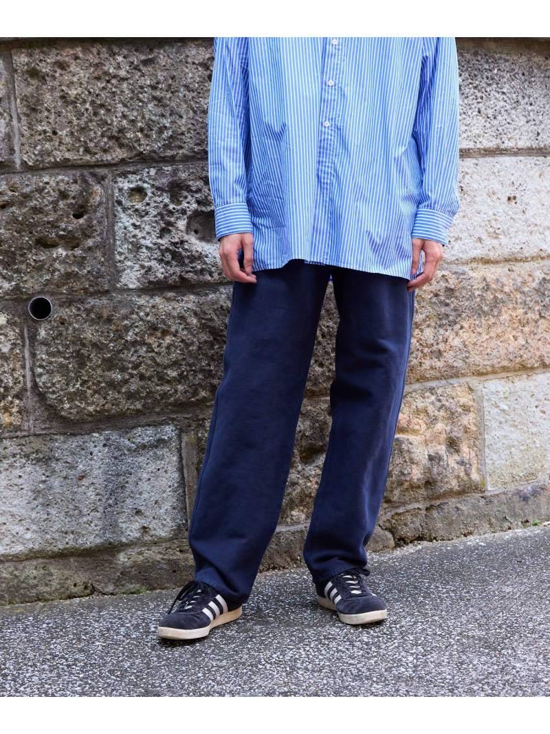 【SALE／60%OFF】【WILD LIFE TAILOR】綿織物フランネル ワイドテーパード イージーパンツ WILD LIFE TAILOR Adam et Rope\u0027 アダムエロペ ズボン下 余分の物のズボン下 米国海軍【RBA_E】【貨物輸送無料】[ Fashion]