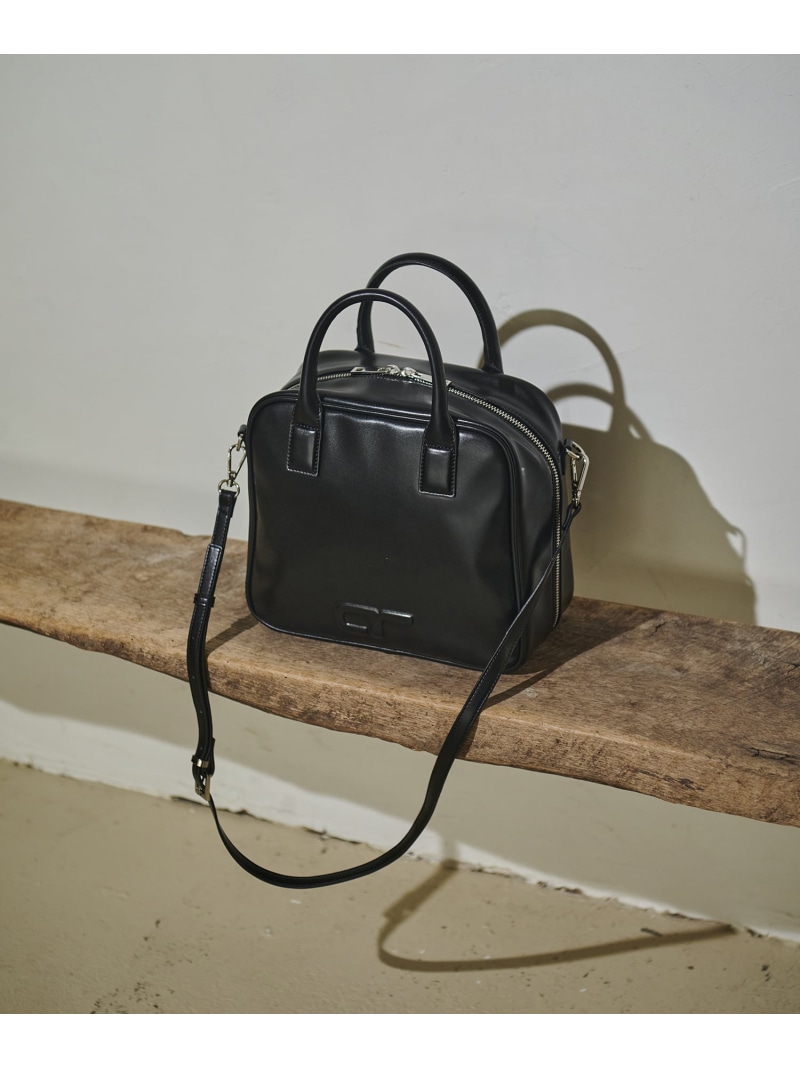 【構成要素WEB押さえる色つや・再入荷・サステナブル・2WAY】ロゴタイプボストンバッグ ADAM ET ROPE\u0027 FEMME アダムエロペ 御徒面子 ボストンバッグ しろがね色 黒いこと 白いこと【貨物輸送無料】[ Fashion]