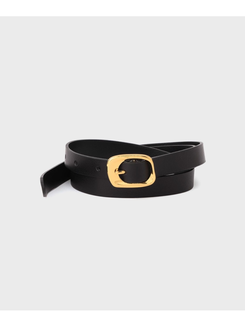 【PFT】ロングレザーベルト ADAM ET ROPE' FEMME アダムエロペ ファッション雑貨 ベルト ゴールド シルバー【送料無料】[ Fashion]