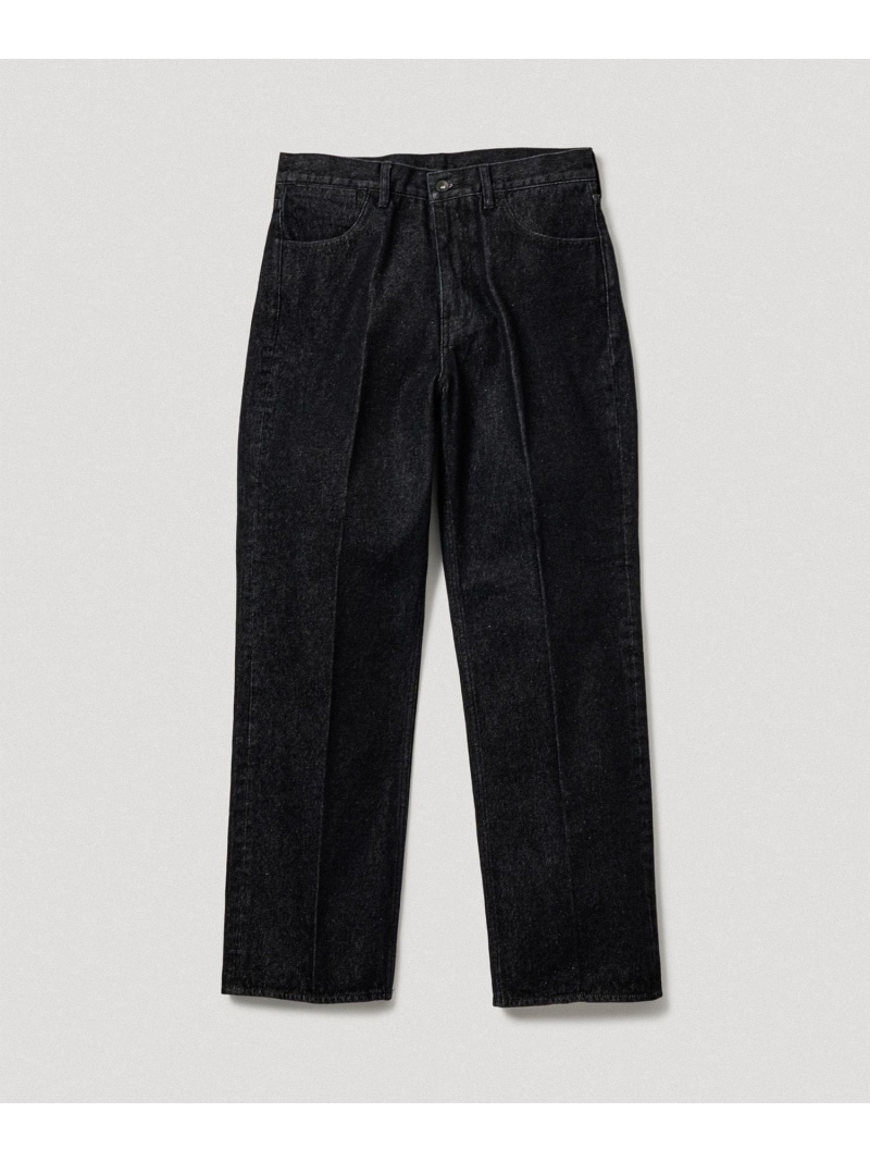 ストレート スラックスデニム / ADAM ET ROPE' JEANS -IMAG- ADAM ET ROPE' HOMME アダムエロペ パンツ ジーンズ・デニムパンツ ブラック ネイビー【送料無料】[ Fashion]｜ADAM ET ROPE&rsquo;