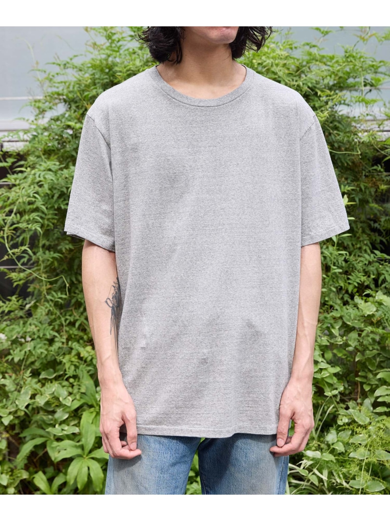 【WILD LIFE TAILOR】スーピマコットン ATHLETIC TEE WILD LIFE TAILOR Adam et Rope' アダムエロペ トップス カットソー・Tシャツ ホワイト ブラウン レッド グレー【送料無料】[ Fashion]｜ADAM ET ROPE&rsquo;