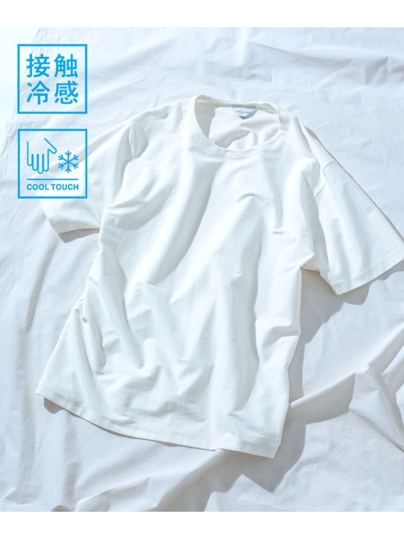 接触冷感【MINUS】スタンダード Tシャツ ADAM ET ROPE' HOMME アダムエロペ トップス カットソー・Tシャツ ホワイト ブラック ネイビー グリーン【送料無料】[ Fashion]｜ADAM ET ROPE&rsquo;