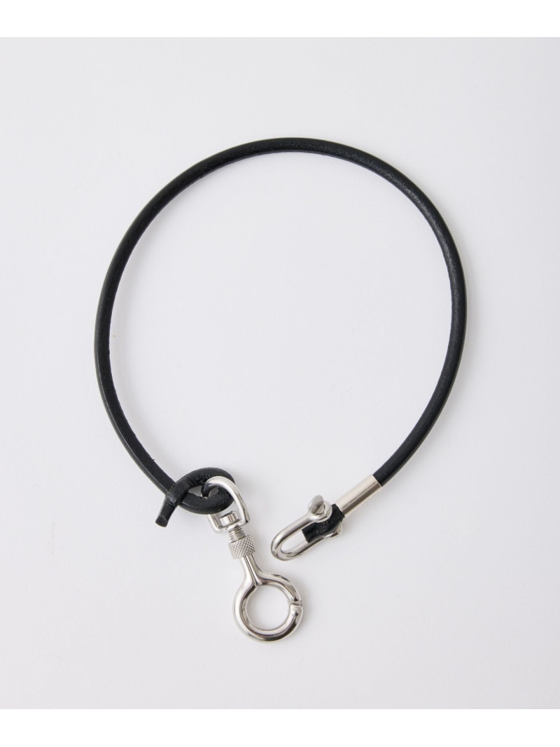 【ED ROBERT JUDSON】ring hook key cord M TO R アダムエロペ ファッション雑貨 チャーム・キーチェーン ブラック【送料無料】[ Fashion]