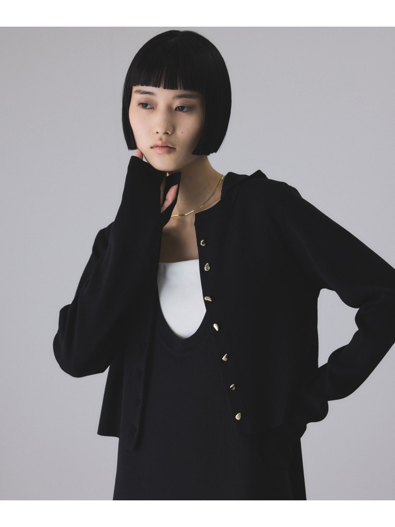 新品タグ付　アダムエロペ セレクトレングスクルーネックニットカーディガン 楽天市場】セレクトレングスクルーネックニットカーディガン ADAM ET