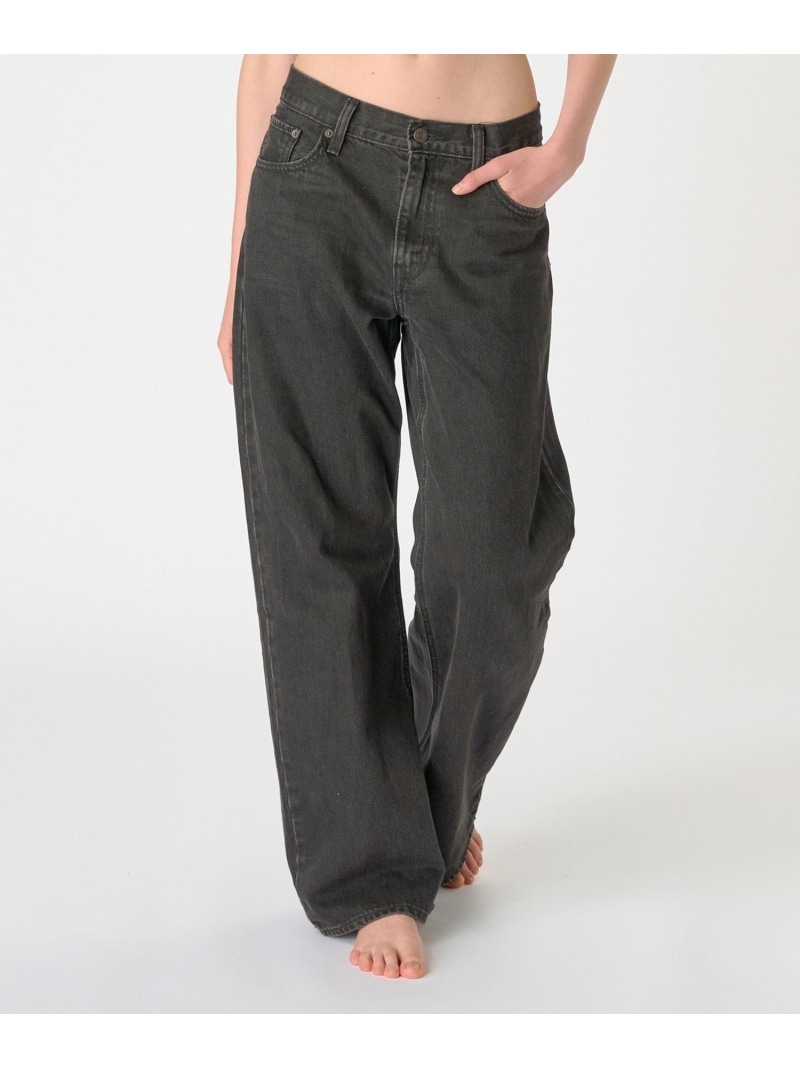 WOMEN【Levi\u0027s(R)｜BIOTOP】LOOSE BOOT length29 BIOTOP アダムエロペ ズボン下 デニム・ジーンズズボン下 黒いこと【貨物輸送無料】[ Fashion]