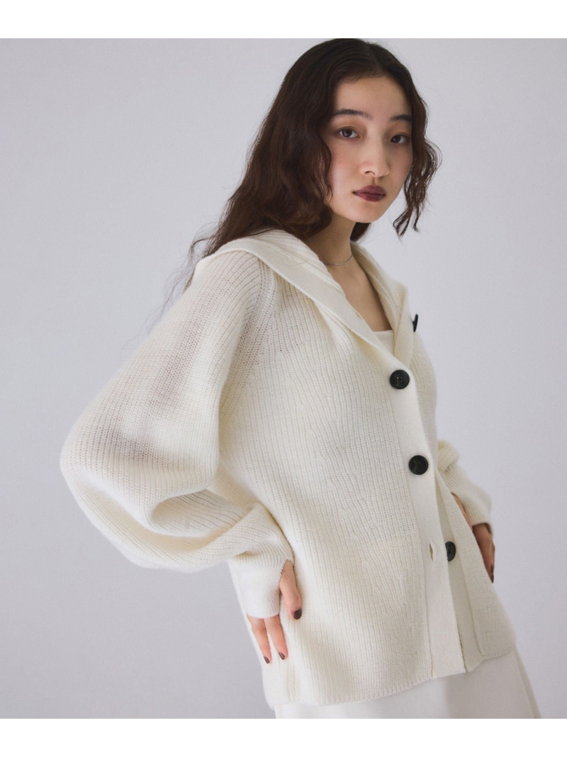 楽天市場】【サステナブル】ロゴボタンミドルカーディガン ADAM ET