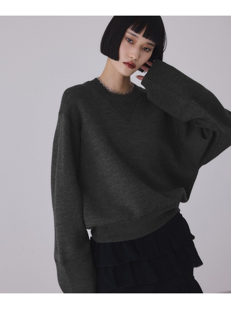 バイカラーリバーシブルニットプルオーバー ADAM ET ROPE' FEMME アダムエロペ トップス ニット グレー ピンク【送料無料】[ Fashion]｜ADAM ET ROPE&rsquo;
