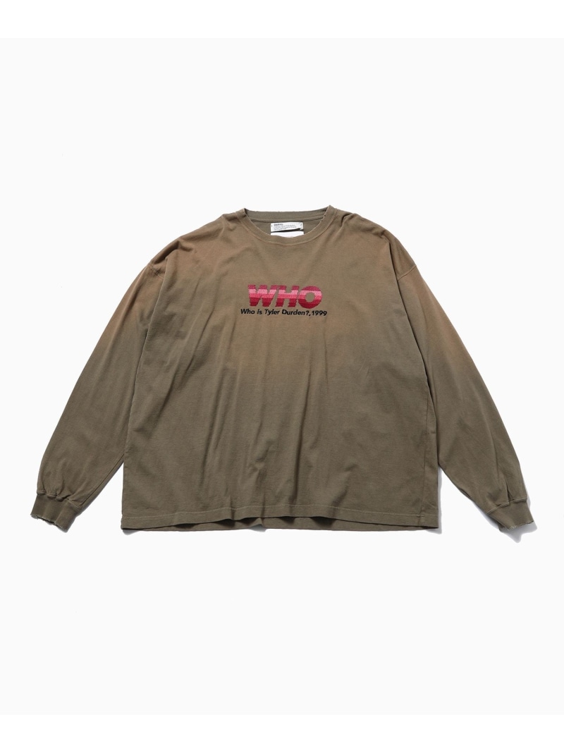 【DAIRIKU/ダイリク】WHO Vintage Theme Tee ADAM ET ROPE' HOMME アダムエロペ トップス カットソー・Tシャツ ネイビー カーキグリーン【送料無料】[ Fashion]