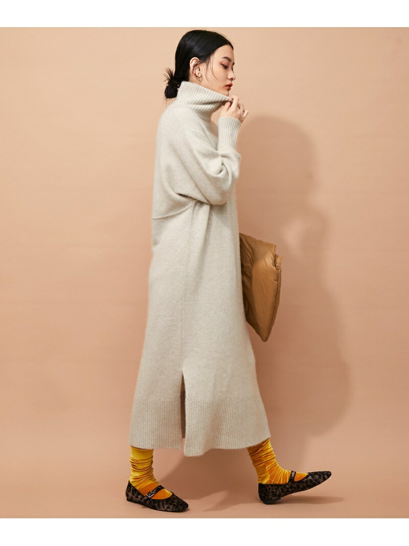 アウトレット店舗 Web限定 Fox Mix ニットワンピース Aer Adam Et Rope Femme アダムエロペ ワンピース ワンピースその他 グレー ブルー 先行予約 送料無料 Rakuten Fashion Eleditor Net