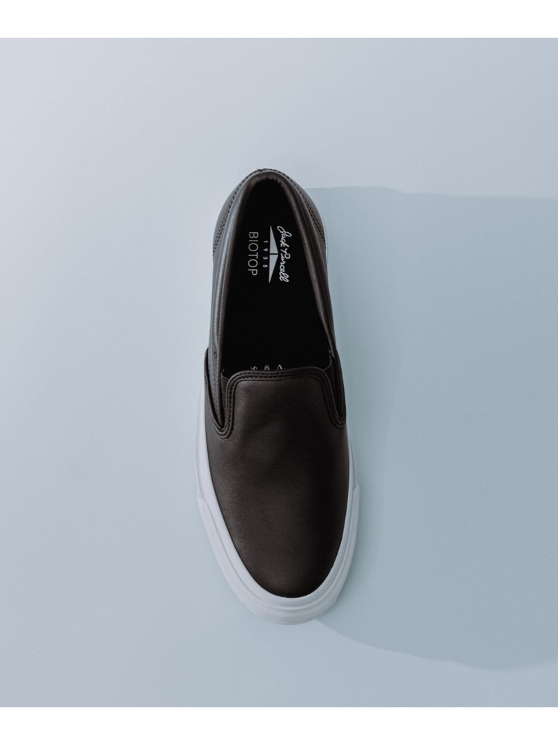 MEN【CONVERSE for BIOTOP】 JACK PURCELL 1935 SLIP-ON / BT BIOTOP アダムエロペ シューズ・靴 スニーカー ブラック【送料無料】[ Fashion] 16,632円