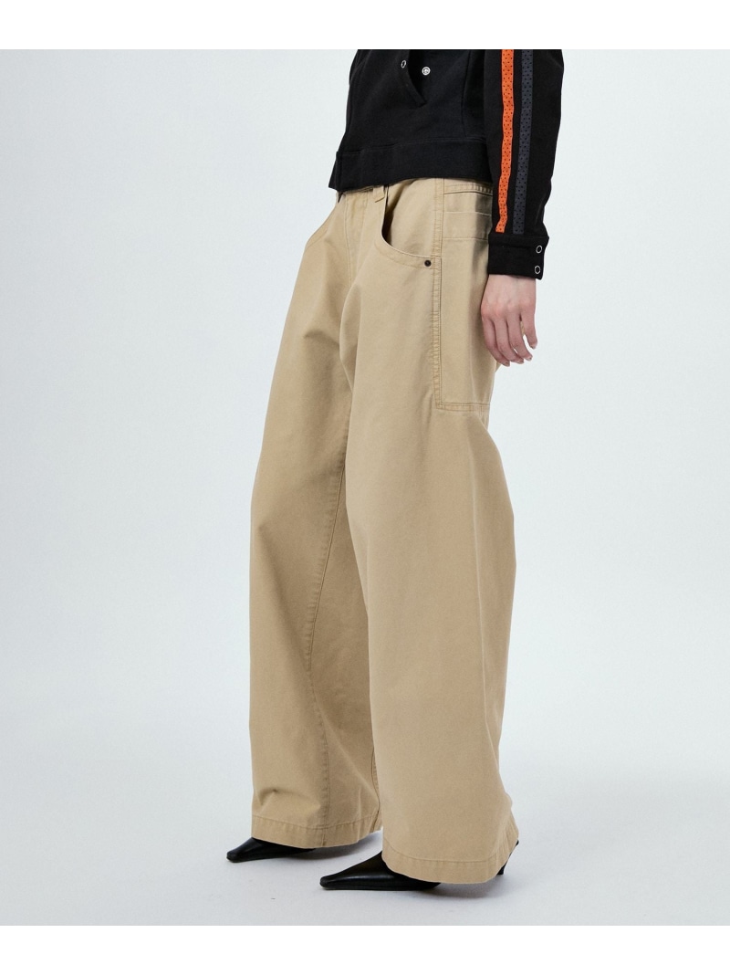 楽天市場】【SALE／30%OFF】サイドバックルタックテーパードチノパンツ