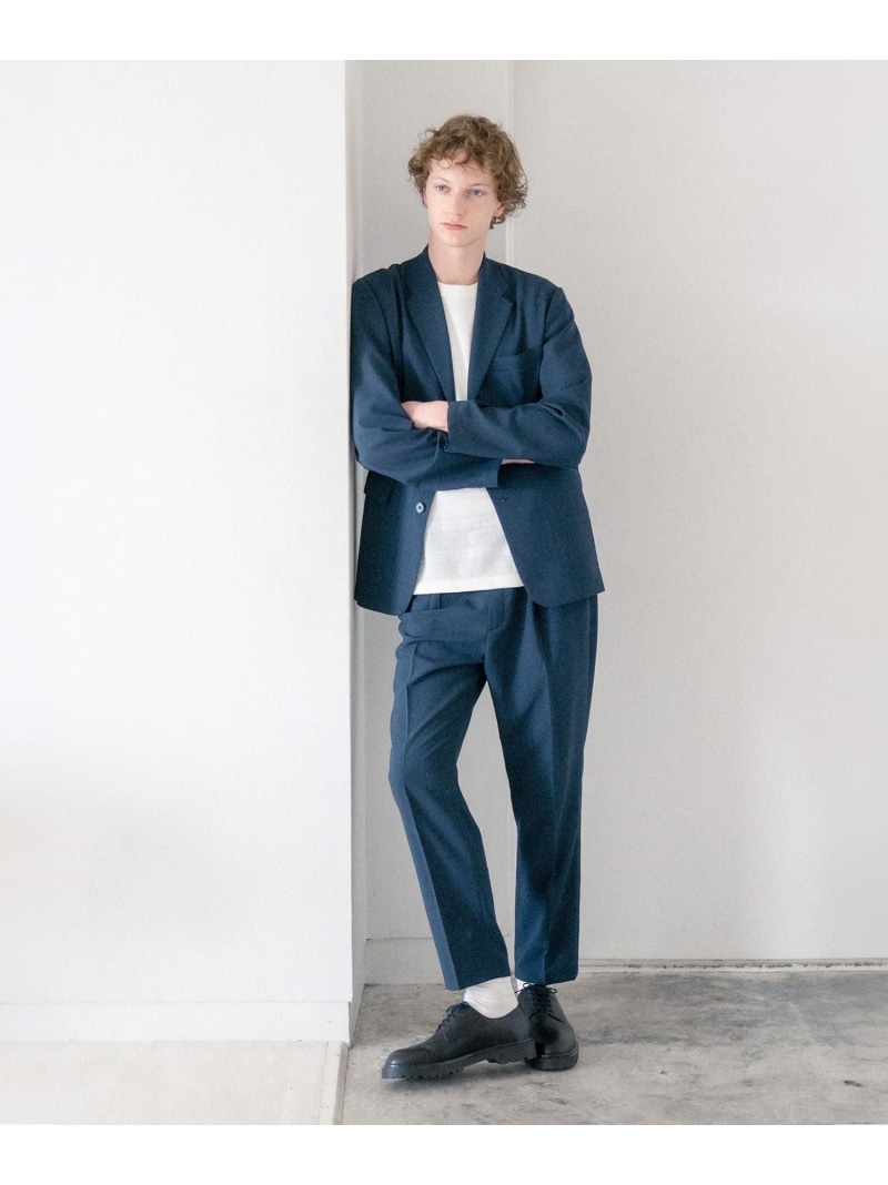 【SALE／40%OFF】【COVEROSS/カバロス】テーラードジャケット*イージースラックス セットアップ ADAM ET ROPE' HOMME アダムエロペ スーツ・フォーマル セットアップスーツ ブラック カーキグリーン ネイビー【RBA_E】【送料無料】[ Fashion]｜ADAM ET ROPE&rsquo;