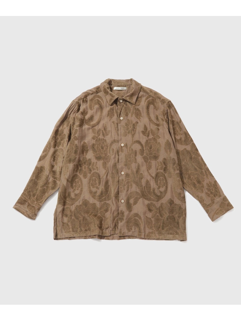 【SALE／50%OFF】【CMMN SWDN/コモン スウェーデン】Floral SHIRTS ADAM ET ROPE' HOMME アダムエロペ トップス シャツ・ブラウス ブラウン【RBA_E】【送料無料】[ Fashion]