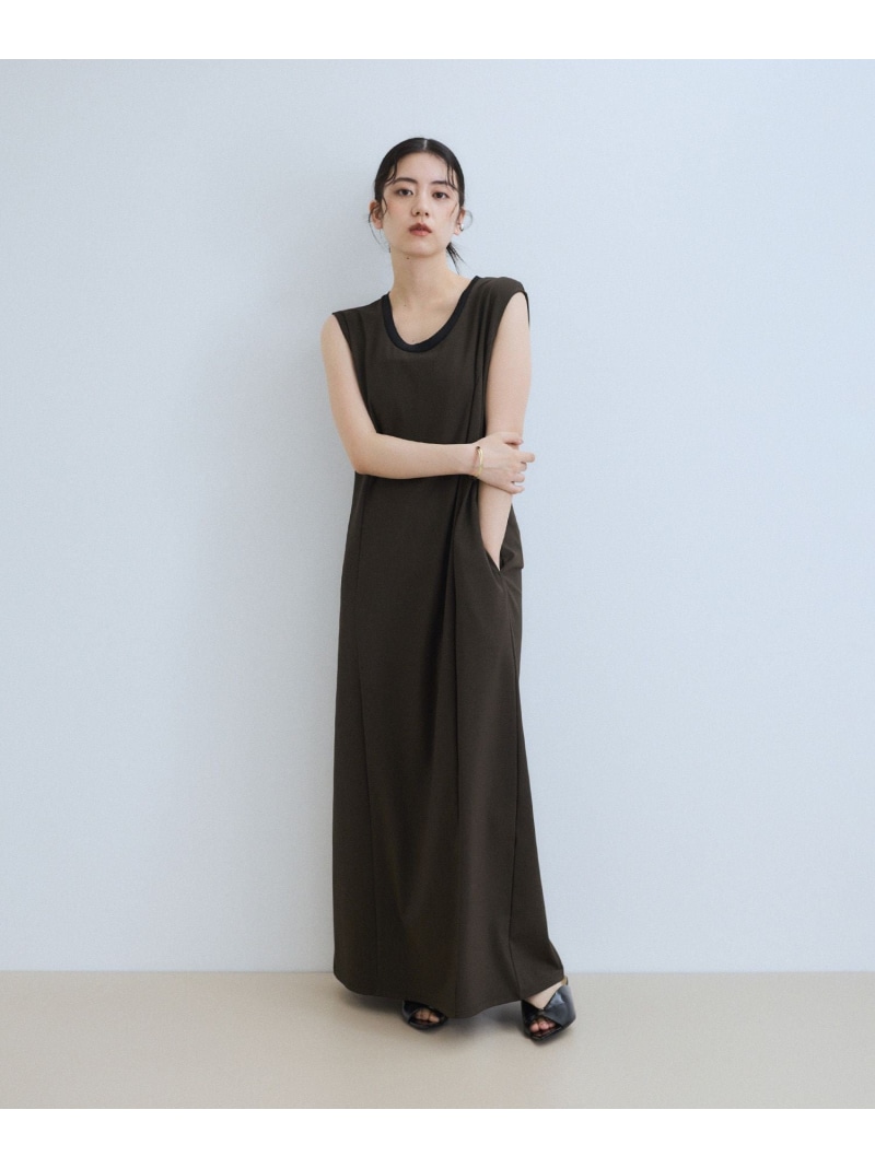 楽天市場】【WEB限定】バイカラーノースリーブワンピース ADAM