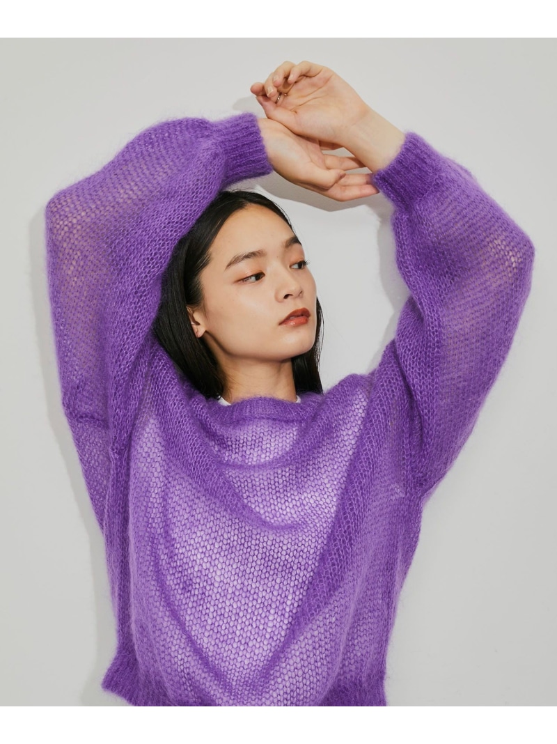 楽天市場】【SALE／60%OFF】シアーモヘアプルオーバー ADAM ET