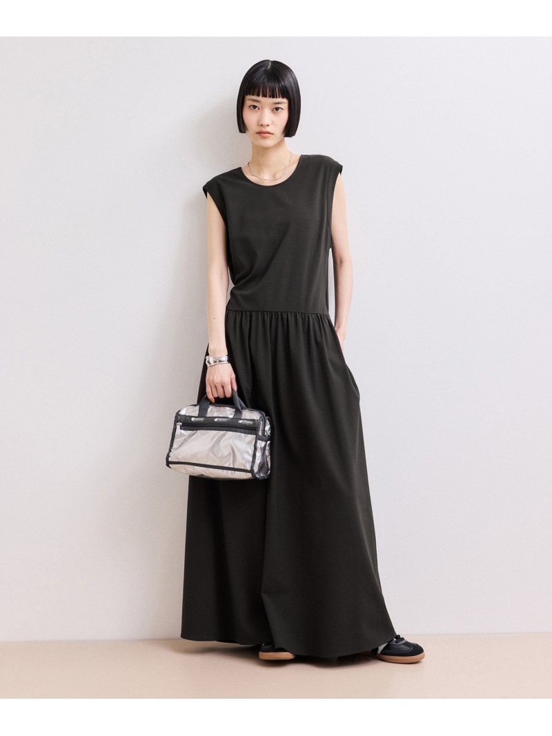 【WEB押さえる】バックオープンマキシワンピース ADAM ET ROPE\u0027 FEMME アダムエロペ 衣装・御召しもの 衣装 黒いこと 薄墨色【貨物輸送無料】[ Fashion]