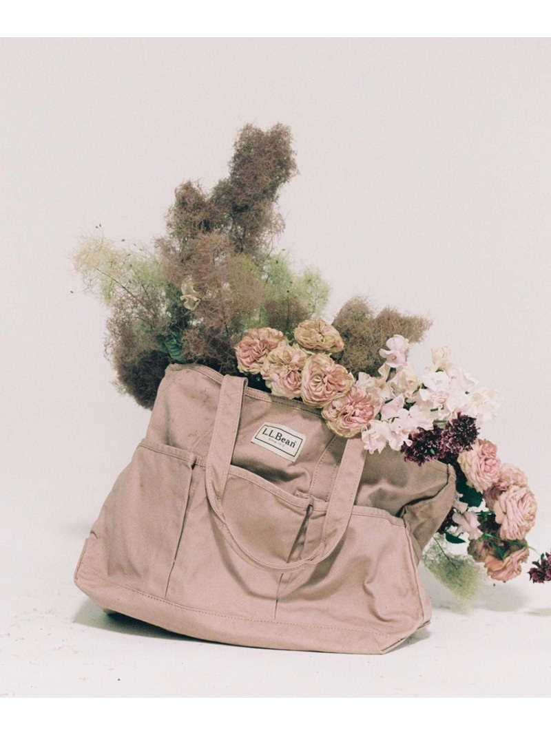 【L.L.Bean for BIOTOP】 Exclusive GARDEN TOTE BAG BIOTOP アダムエロペ 御徒面子 トートバッグ 薄墨色 黒いこと ベージュ さくら色【貨物輸送無料】[ Fashion]