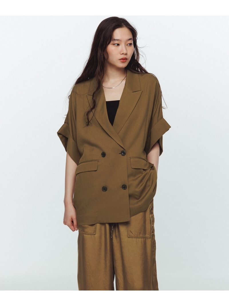 ADAM ET ROPE' ショートスリーブシャツジャケット　アダムエロペ 楽天市場】【サステナブル】・【新色追加】ショートスリーブ