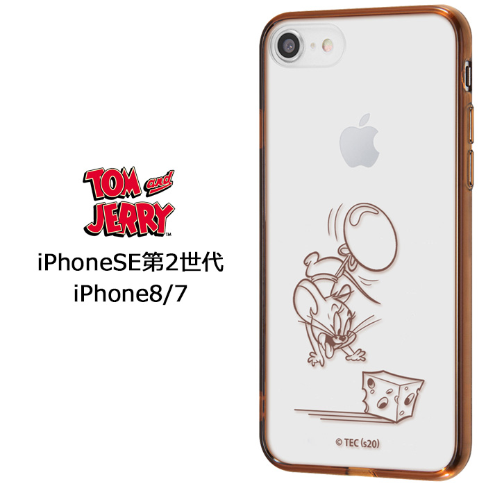 楽天市場 Iphonese 第2世代 Iphone8 Iphone7 トムアンドジェリー ハイブリッド クリア ケース カバー ソフト ソフトケース Tpu ハード クリアケース キャラクター トム ジェリー トムとジェリー グッズ アイフォン Iphonese第2世代 Iphone 8 7 スマホカバー