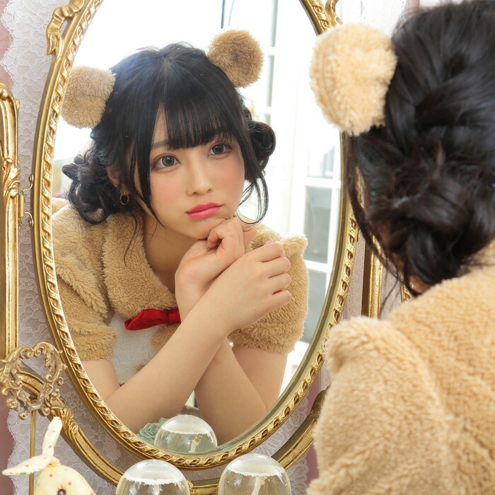 送料無料 ふわもこ アニマル クッキーベア クマ耳 カチューシャ ブラウン くまさん クマ 熊 くま ベア ワンピース 動物 動物コスプレ かわいい コス コスプレ コスプレ衣装 コスチューム ハロウィン 新作 文化祭 忘年会 運動会 仮装 衣装 レディース 即納 S Cs 6g901