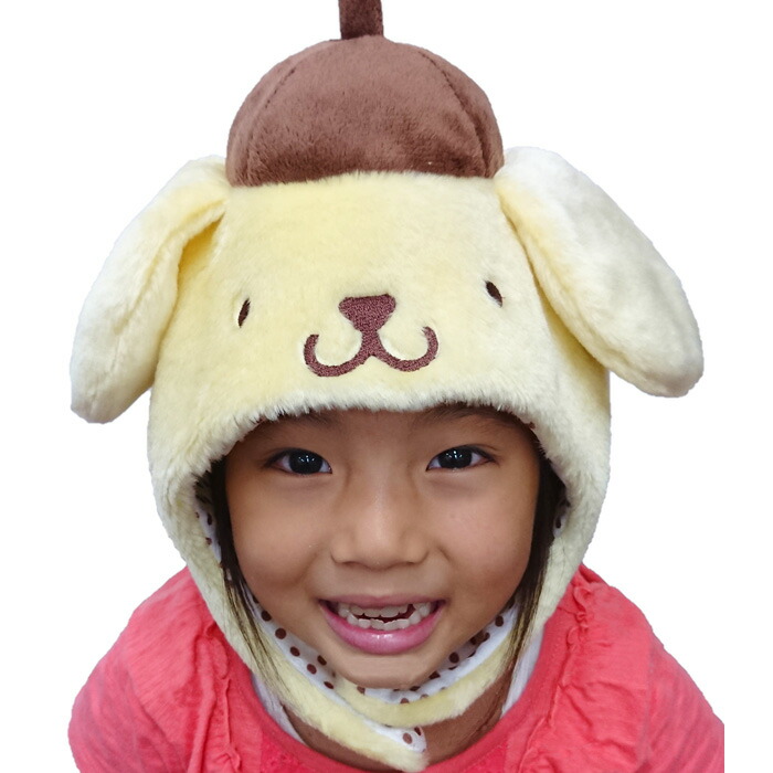 楽天市場 キッズ サンリオ ポムポムプリン 被り物 かぶりもの 被りもの キャラクター グッズ かわいい 可愛い プリン 動物 なりきり アニメ 女の子 男の子 子供 ヘッド 帽子 頭 コスプレ コス コスチューム ハロウィン衣装 仮装 文化祭 忘年会 運動会 安い 面白い S Sz
