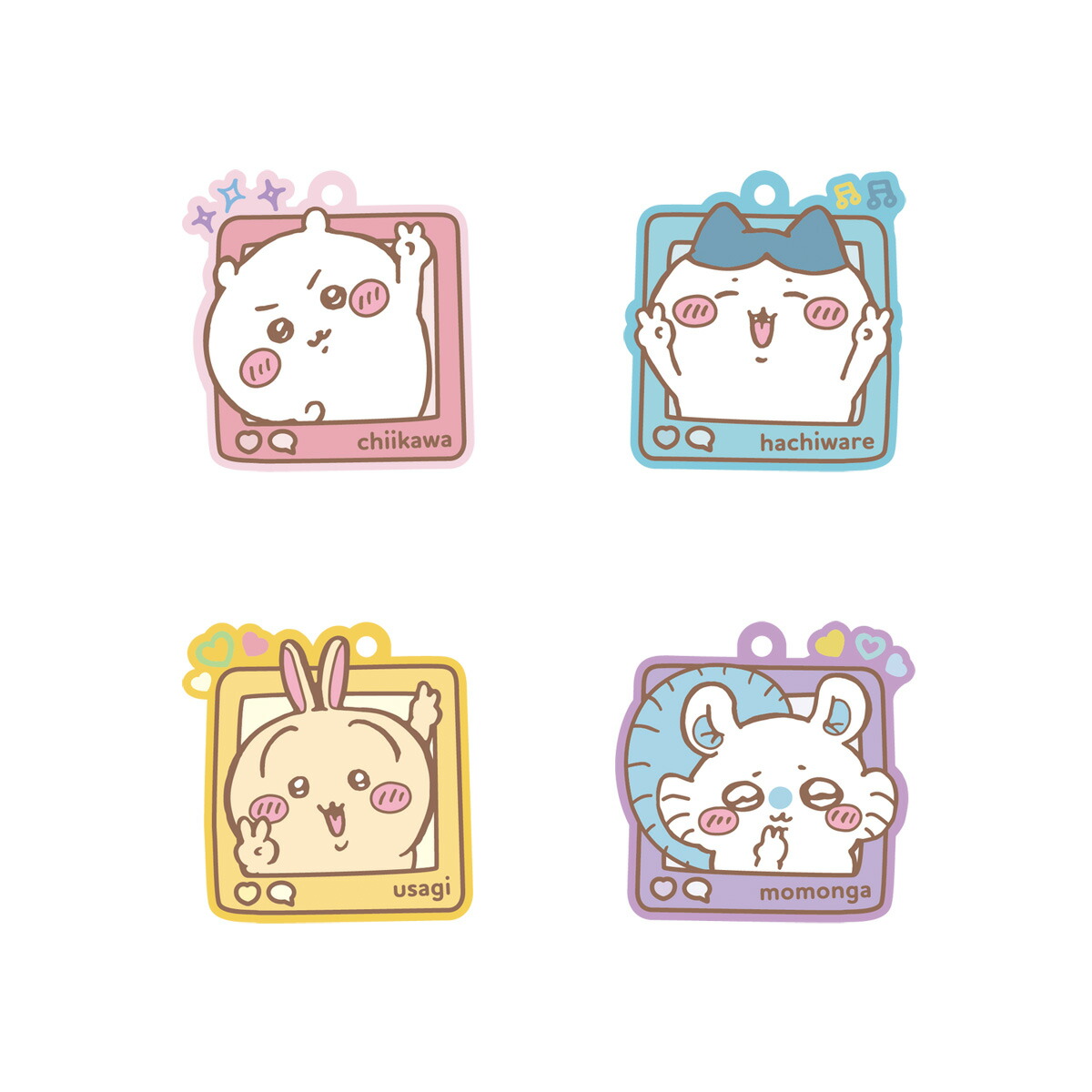 ちいかわ ぷっくりラバマスグミ ハチワレ うさぎ モモンガ ラッコ シーサー Amazon.co.jp: バンダイ(BANDAI) ちいかわぷっくりラバマスグミ4