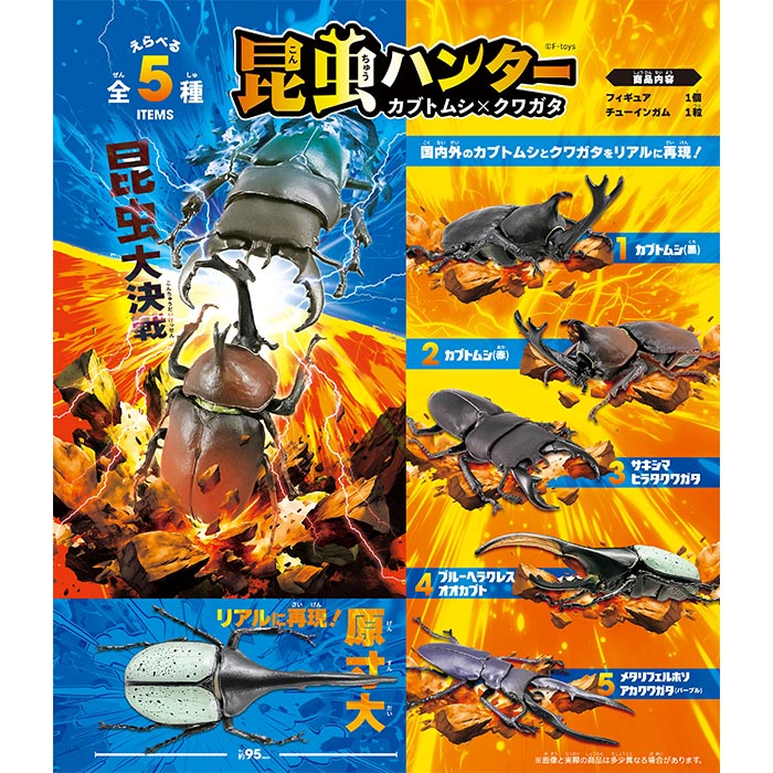 楽天市場】【7SET】 エフトイズ 世界昆虫大百科 第3弾 きれいな