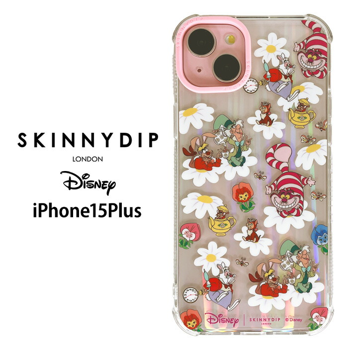 【SKINNYDIP】iphoneケース ブラックフラワー スマイル クリア SKINNYDIP】iphoneケース スマイル フラワー ポップメッセージ