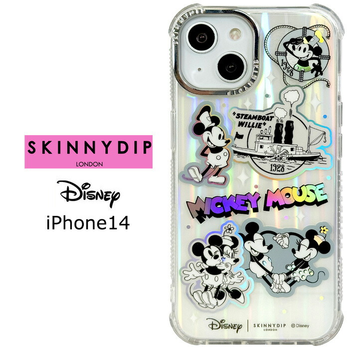 楽天市場】メール便 iPhone14 ディズニー フィガロ x SKINNYDIP